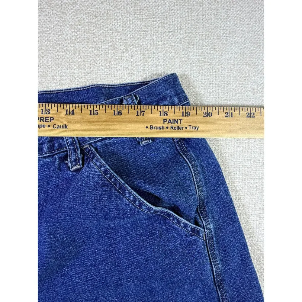 Levis Silvertab Mens 38 Blue Vintage Carpenter Denim Shorts Baggy Streetwear